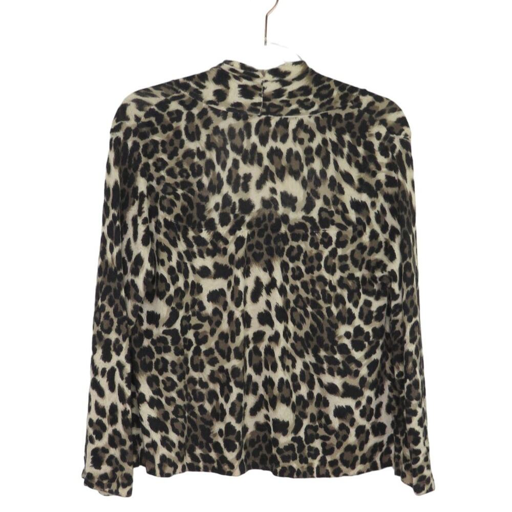 Chico's Leopard Cardigan Sweater - Picture 2 of 5